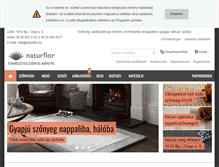 Tablet Screenshot of naturflor.hu